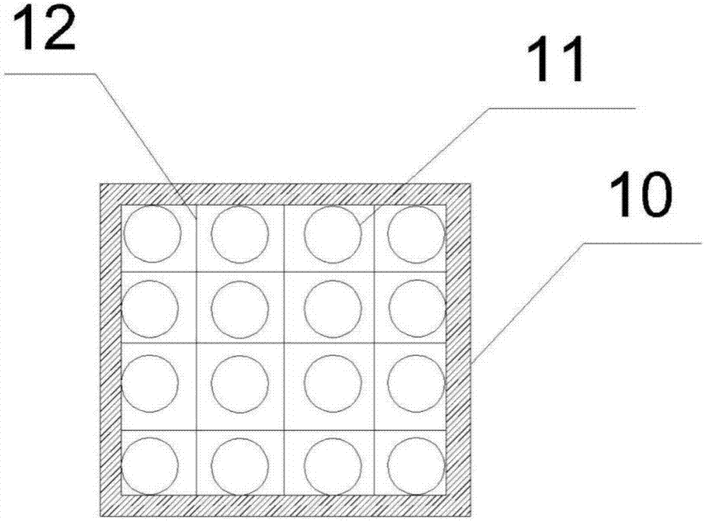 Combustible ice core sample storage device