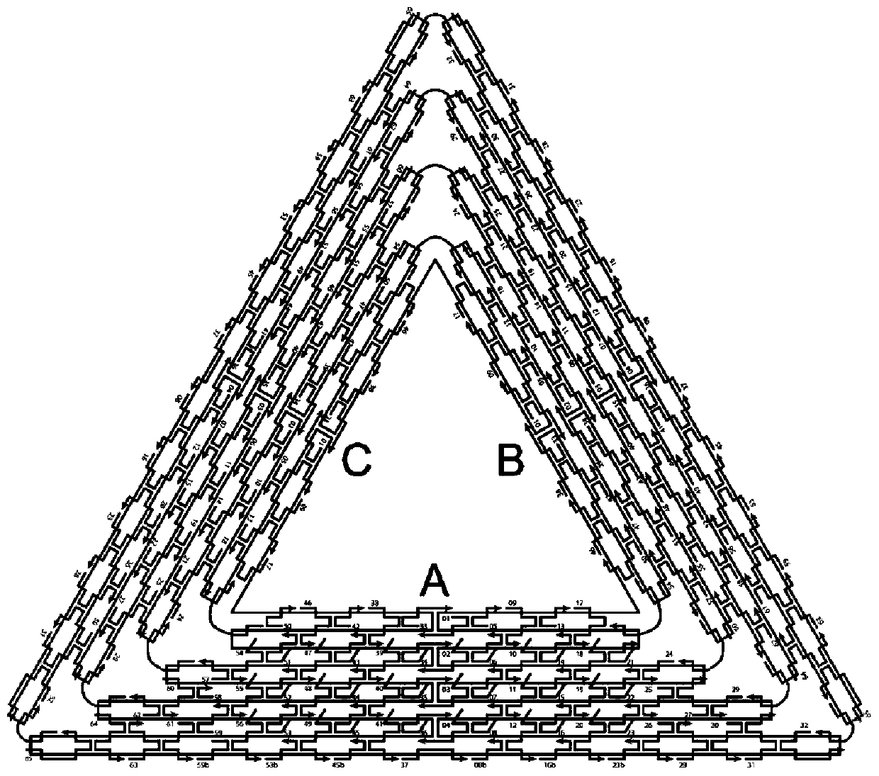 Synthesis method and application of patterned silicon dioxide nanostructure