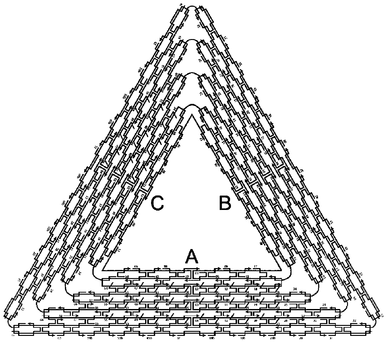 Synthesis method and application of patterned silicon dioxide nanostructure