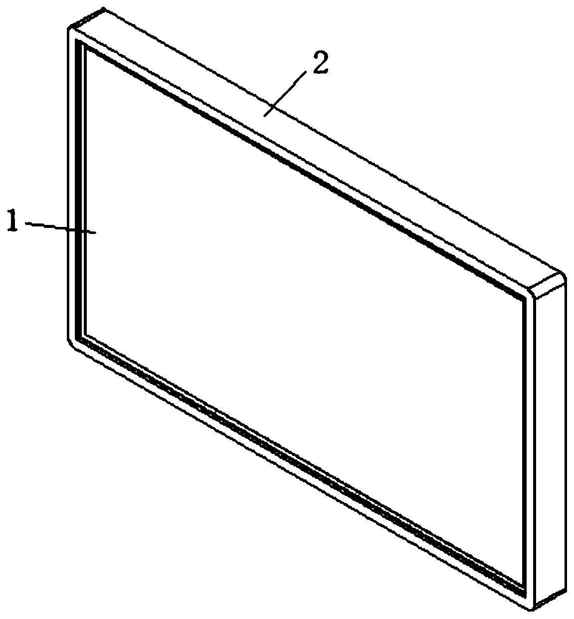 Flexible high-transmittance display screen taking graphene as substrate