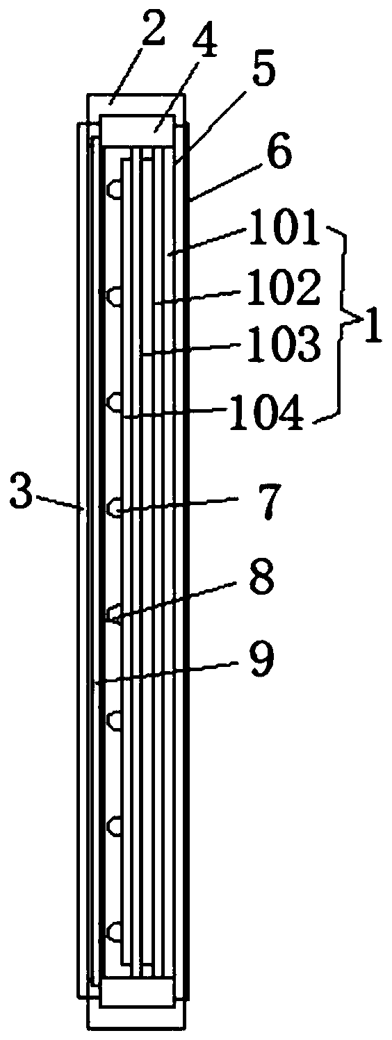 Flexible high-transmittance display screen taking graphene as substrate