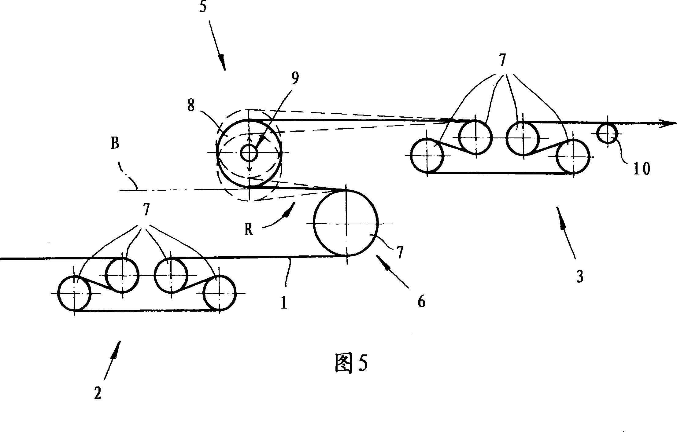 Device and method for leveling metal strips