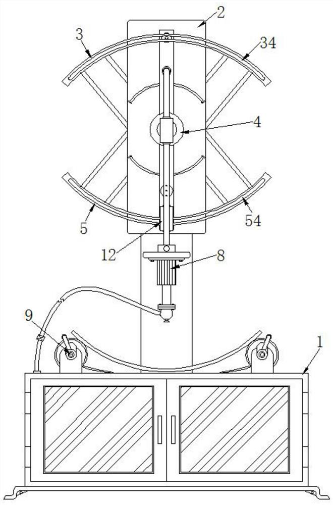 A paint spraying system for the production of movable dam retaining panels