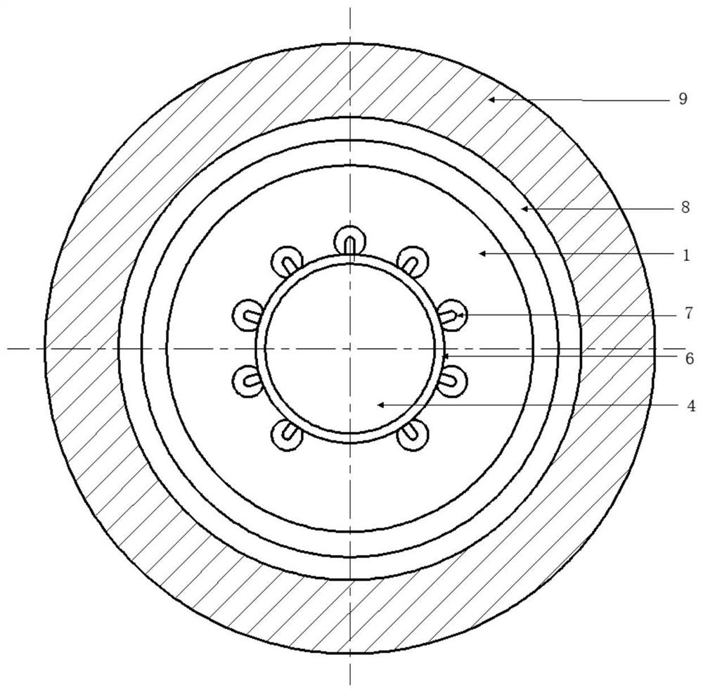 A multi-pole and multi-electron injection radiation source based on cold cathode