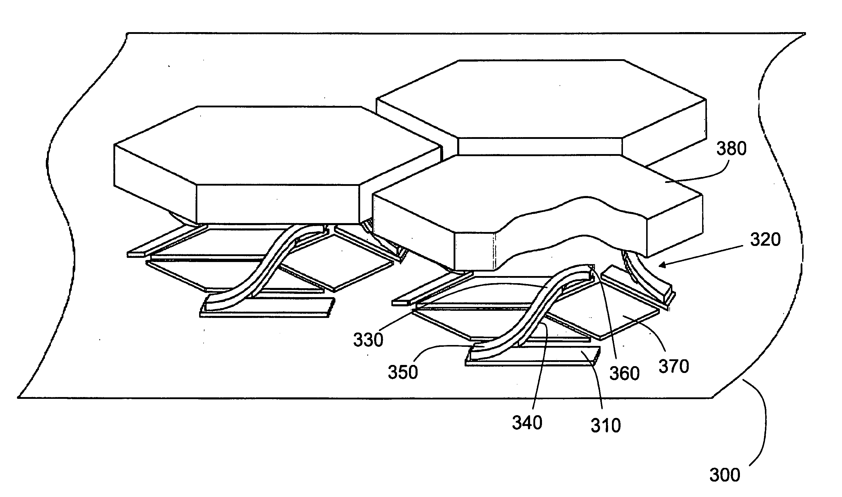 Deformable mirror method including bimorph flexures