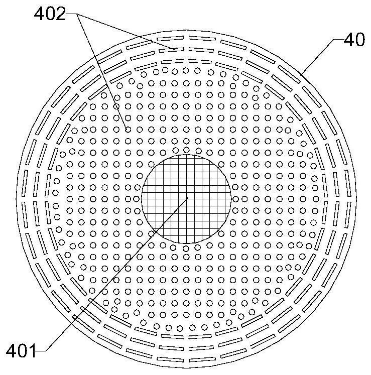 Self-sorting type ball mill and application thereof