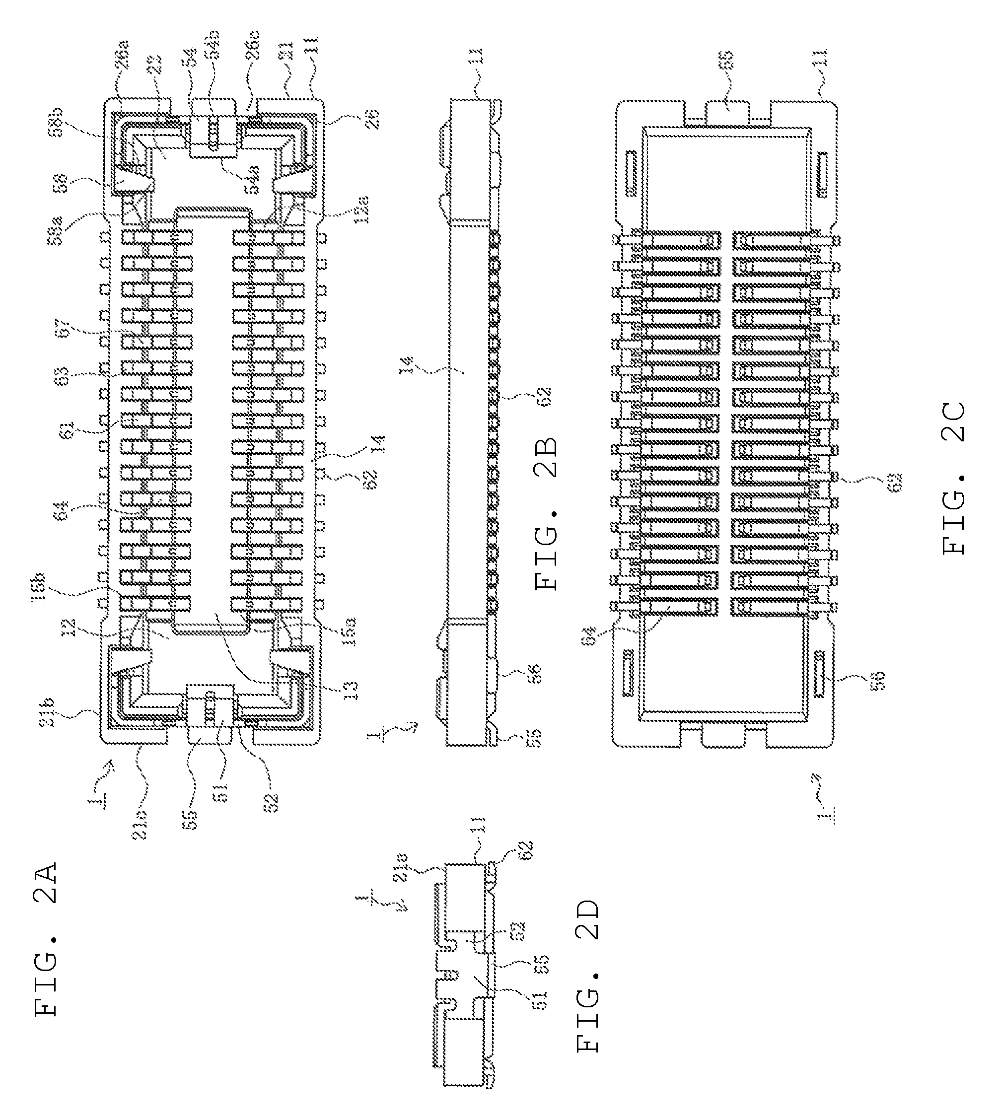 Connector having a housing with a fitting guide fitted with reinforcing metal fittings