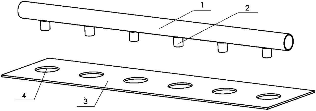 Enhanced corrugated filtration pipe dust removing device