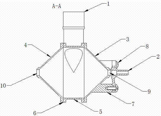 Spiral-flow type micro bubble generator and micro bubble generation method