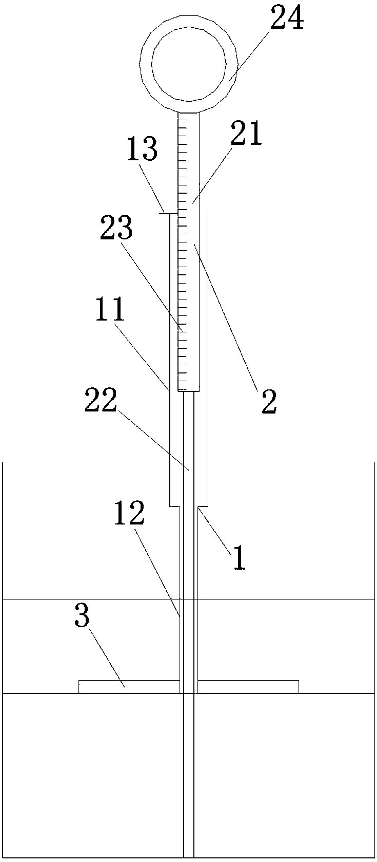 Channel sludge thickness measurement instrument