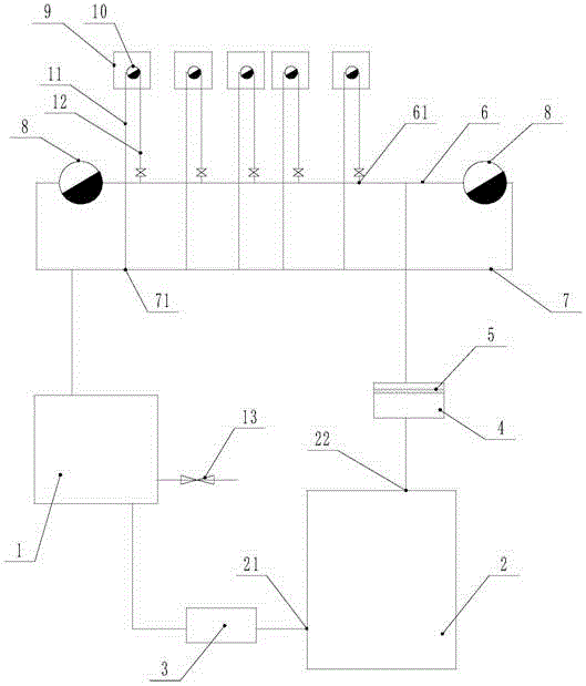 Steam ironing heat energy utilization system and heat energy utilization method thereof