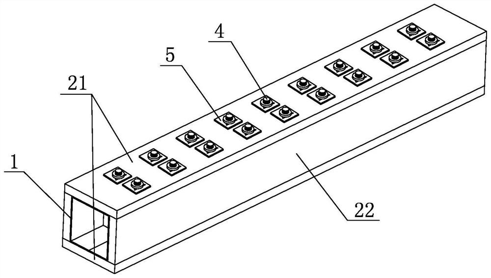 High-strength box-type combination column and preparation method thereof