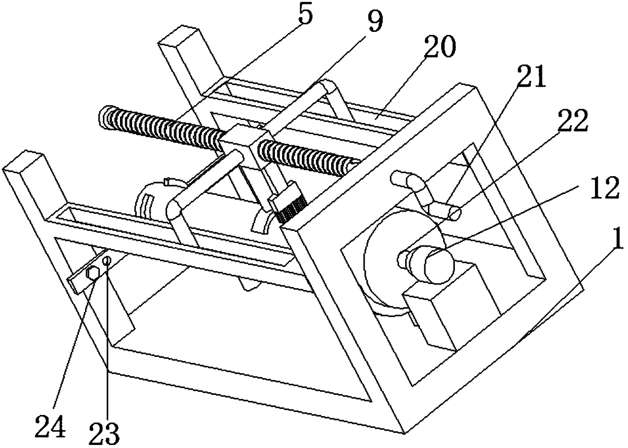 Nodular cast iron pipe cleaning device