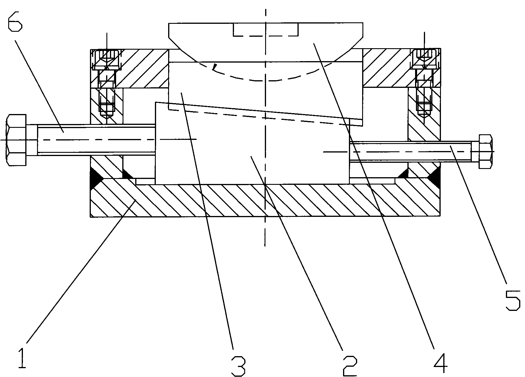 Horizontal spherical adjuster