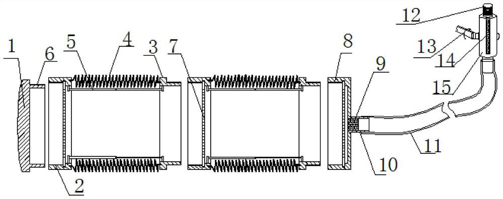 Household dust collector cleaning device