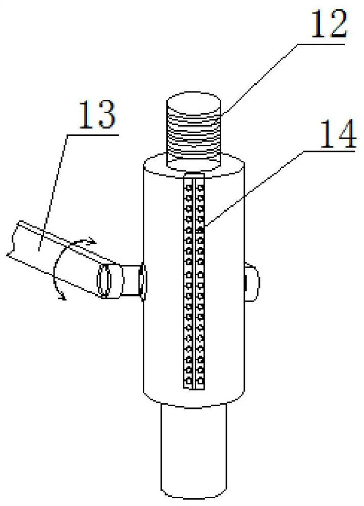 Household dust collector cleaning device