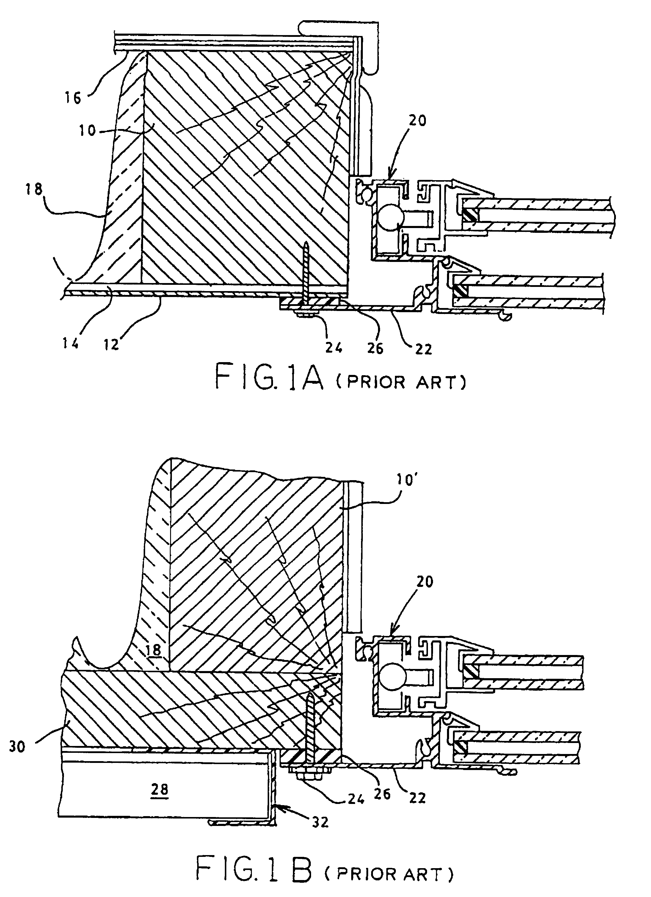 Window frame for manufactured housing