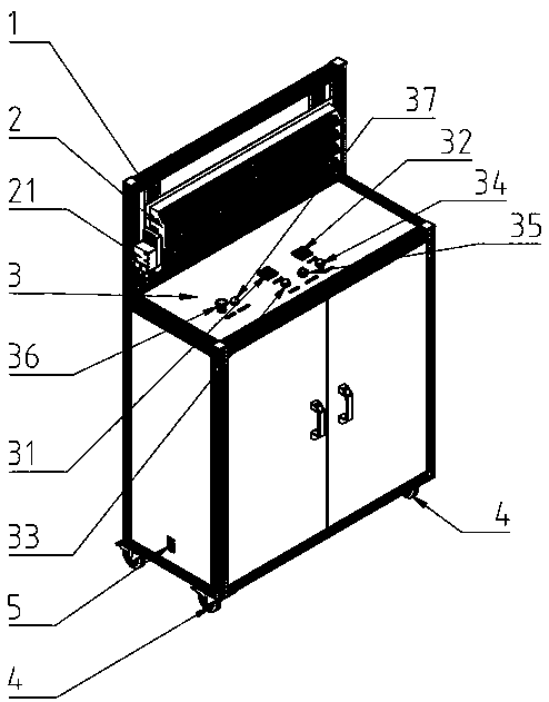 Equipment suitable for testing performance of air valve of railway vehicle air conditioning unit