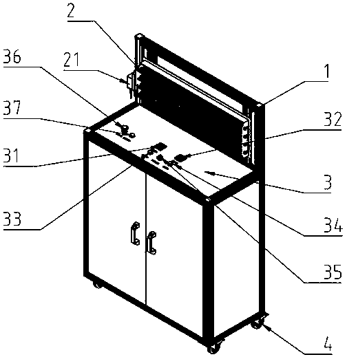 Equipment suitable for testing performance of air valve of railway vehicle air conditioning unit