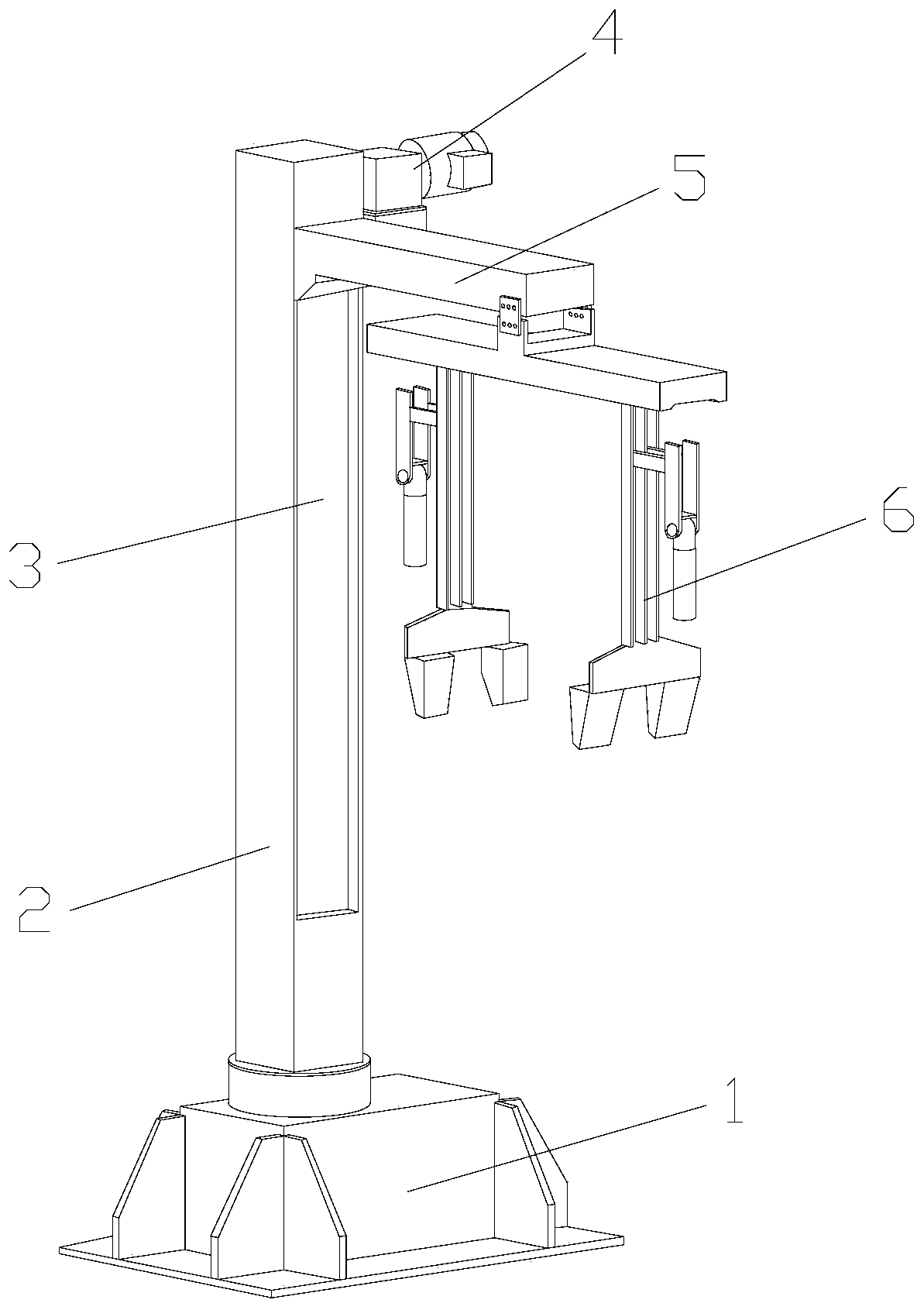 Rotary carrying robot