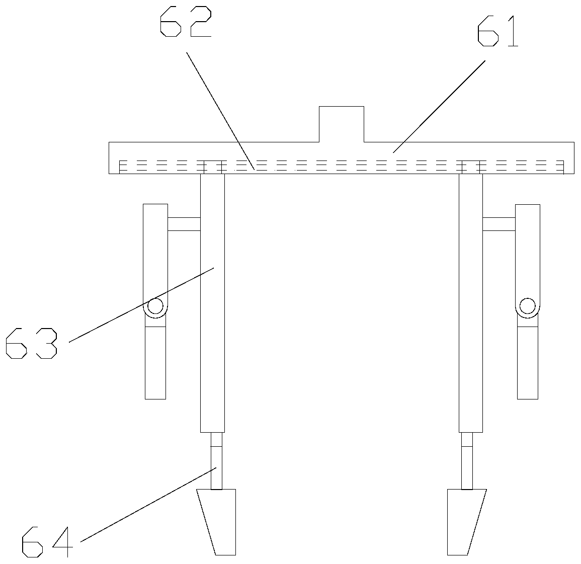 Rotary carrying robot