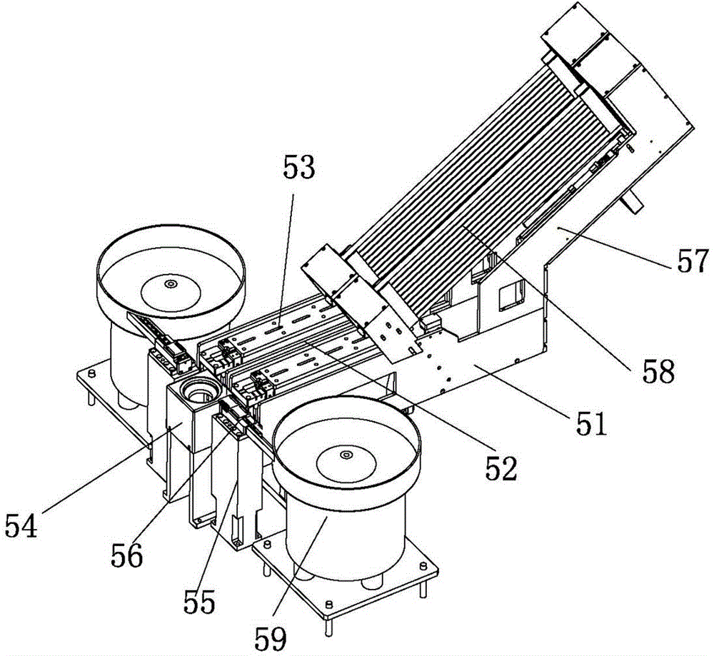 Double-work-head special-shaped insertion machine