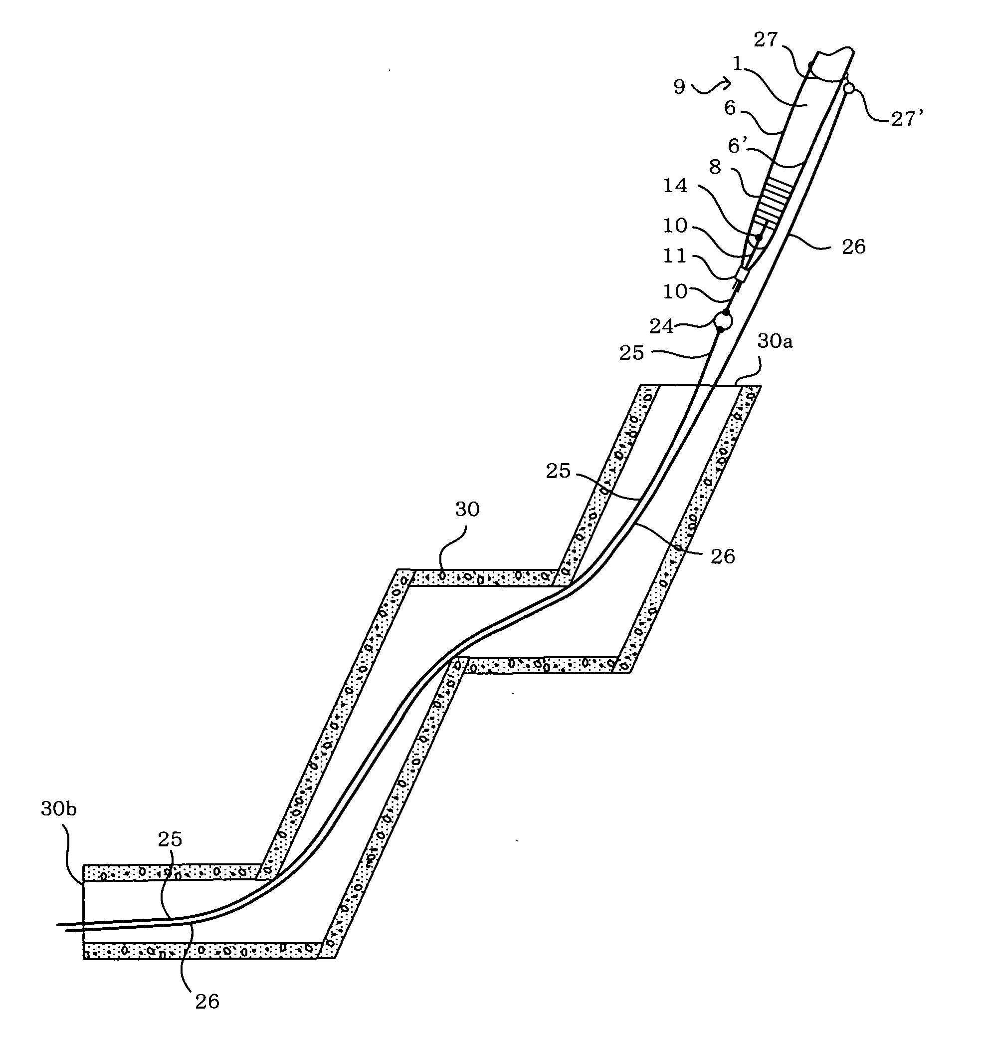 Pipe-lining material and pipeline lining method