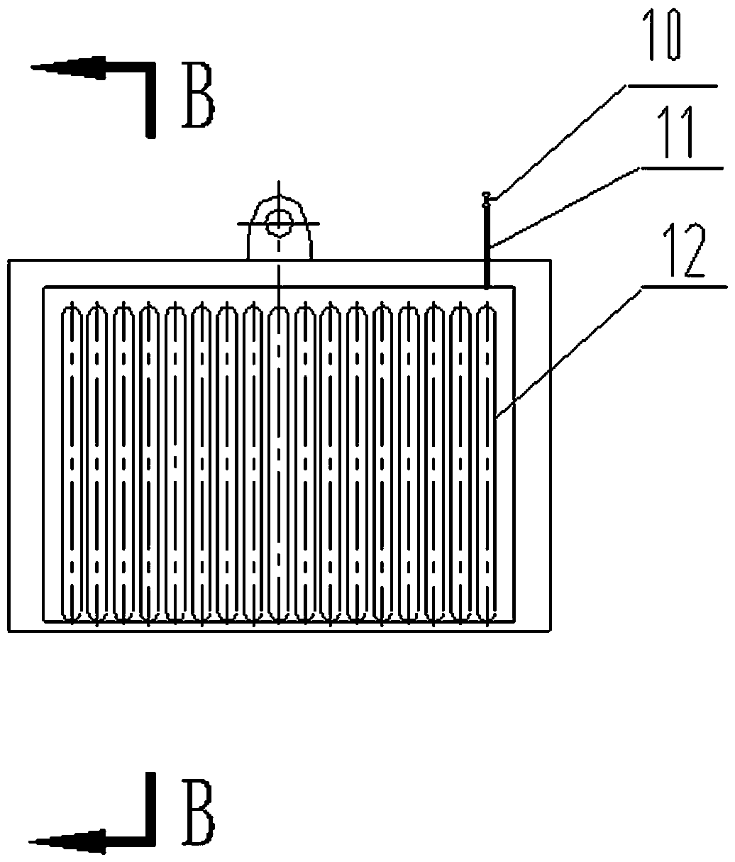 An anti-salt sluice gate for discharging brine from salt fields