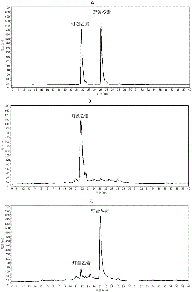 Method for preparing scutellarein through biological transformation of scutellarin