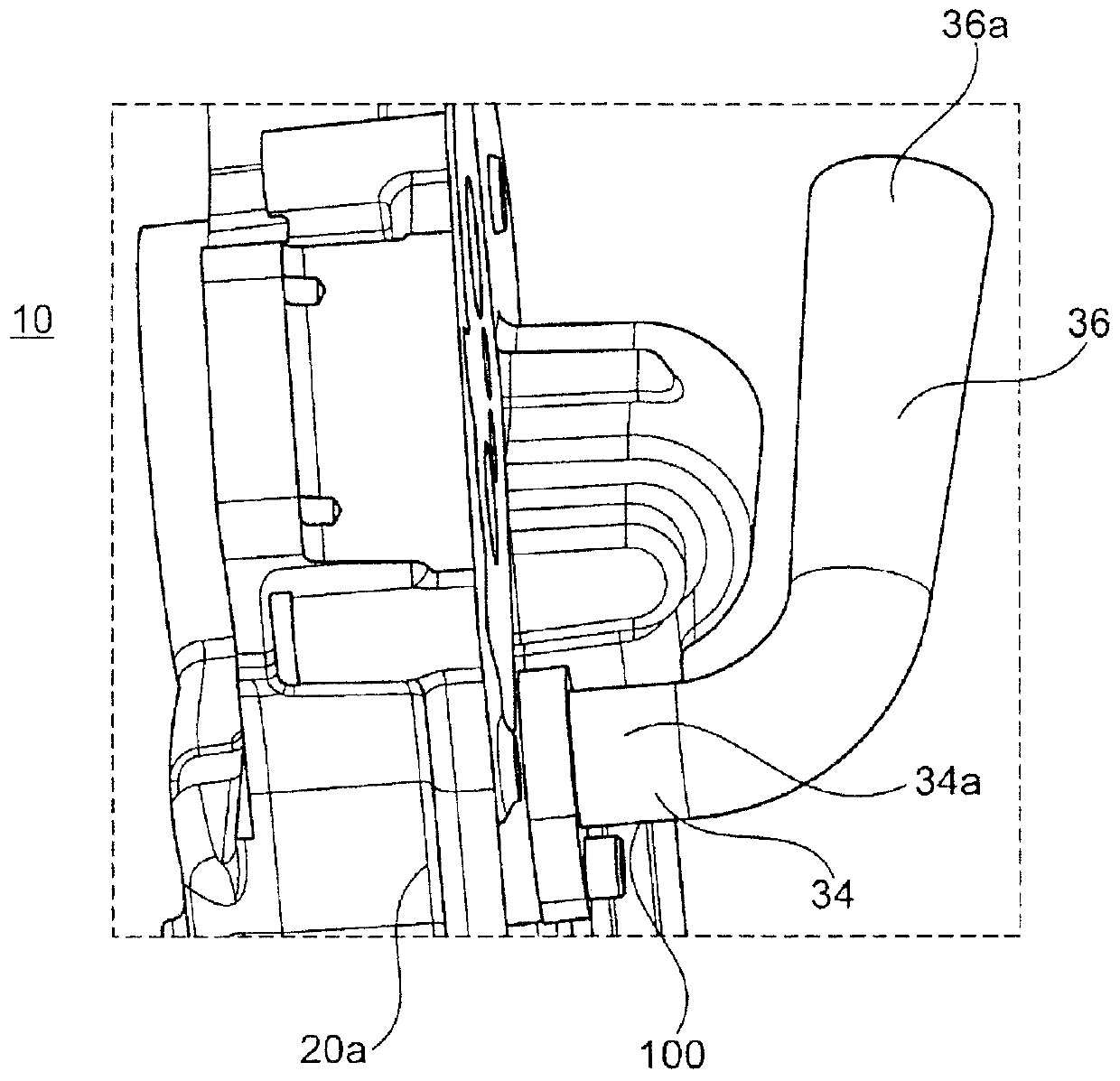 Screw compressor for a utility vehicle