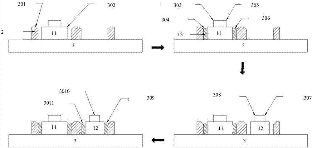 Dual-camera module assembling method, double camera modules and mobile terminal