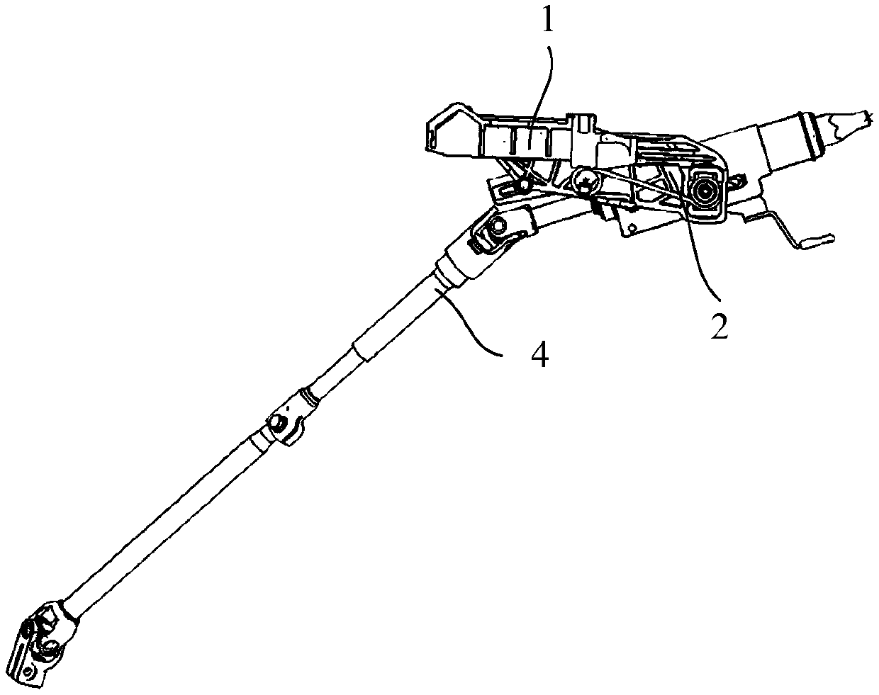 Steering column mounting bracket and steering column assembly