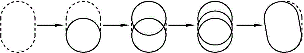 Processing method of short slot hole in pcb board