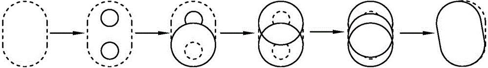 Processing method of short slot hole in pcb board