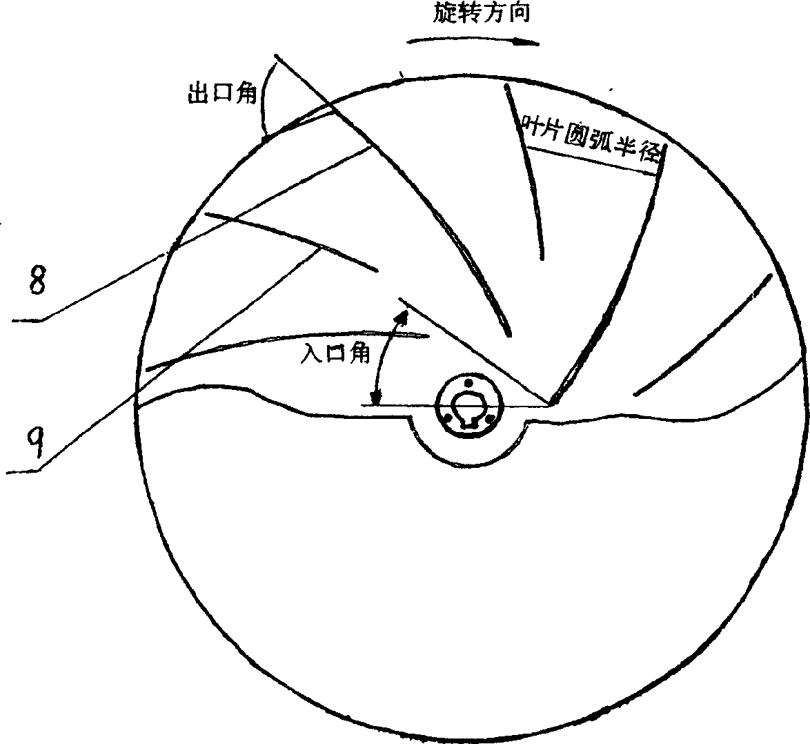 Low noise high pressure centrifugal fan