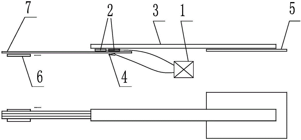 Temperature control device for periodical working heat source in spaceflight