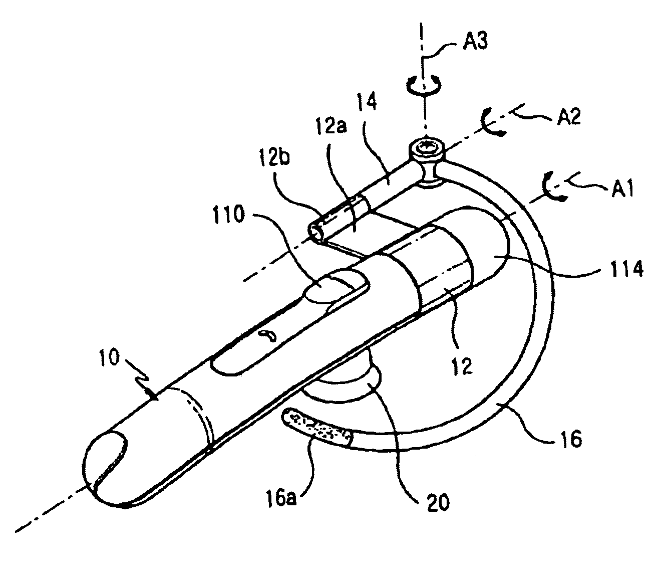 Triple-axis rotation type headset