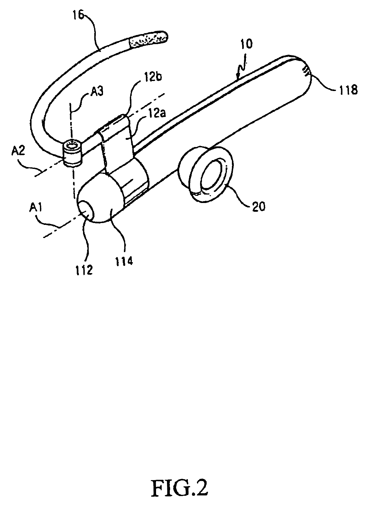 Triple-axis rotation type headset