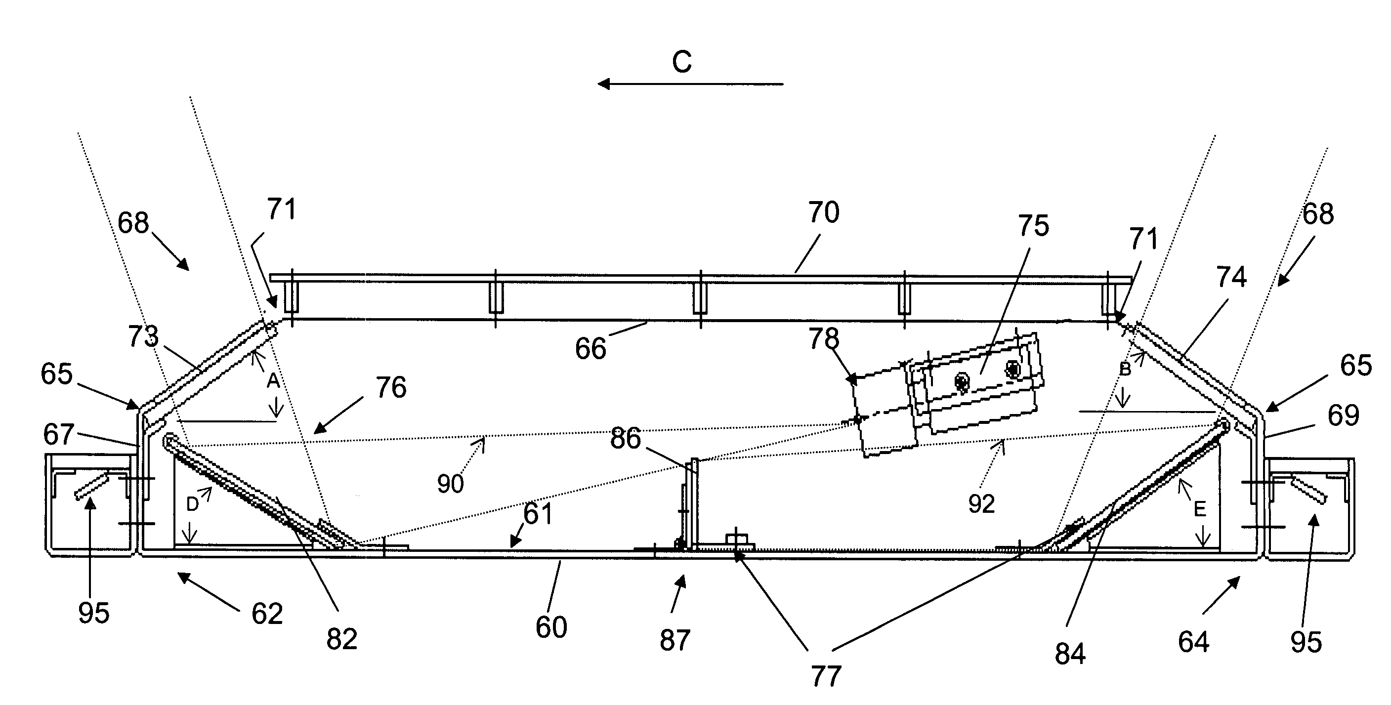 Entry control point device, system and method