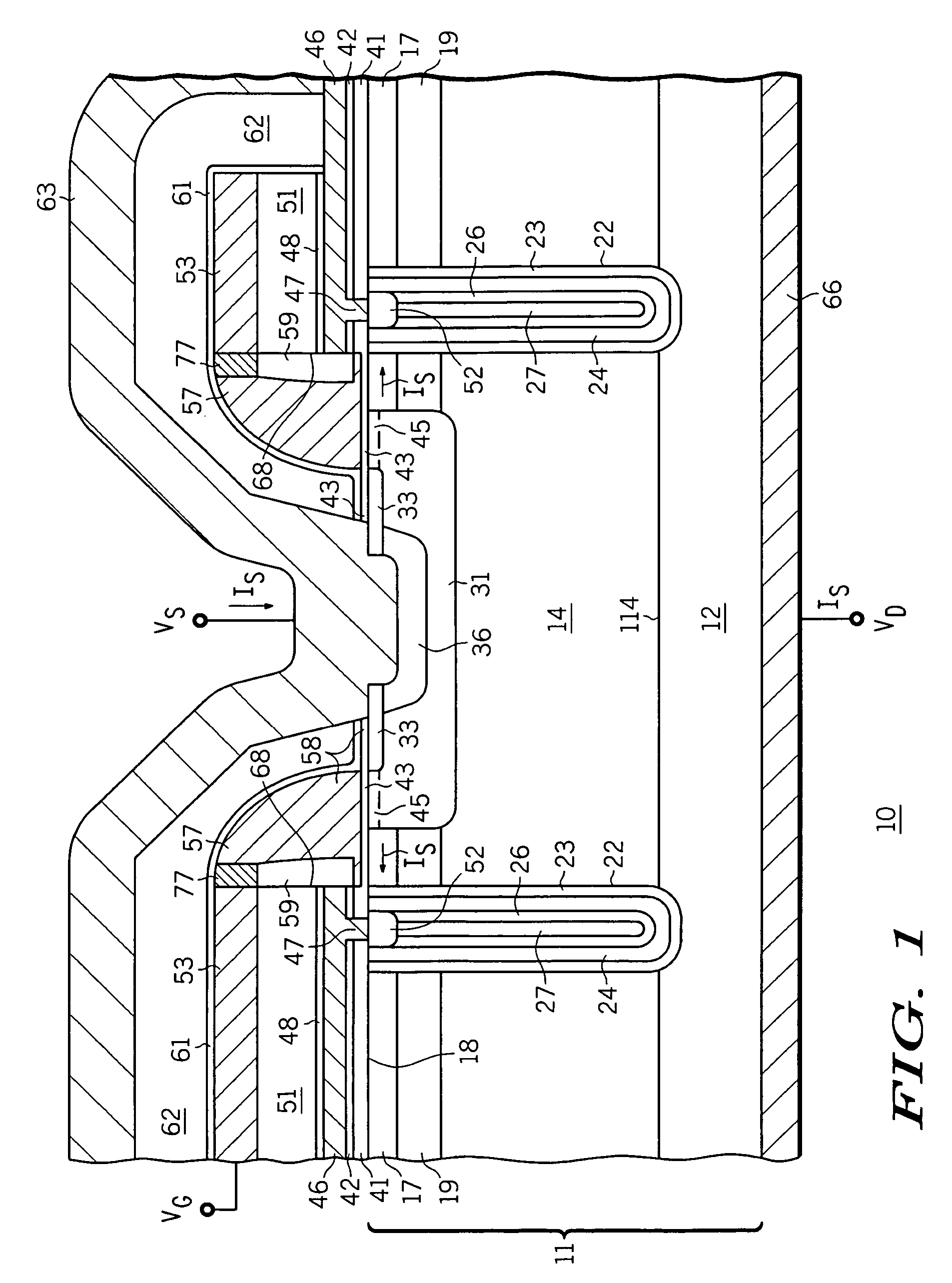 Semiconductor device having deep trench charge compensation regions and method