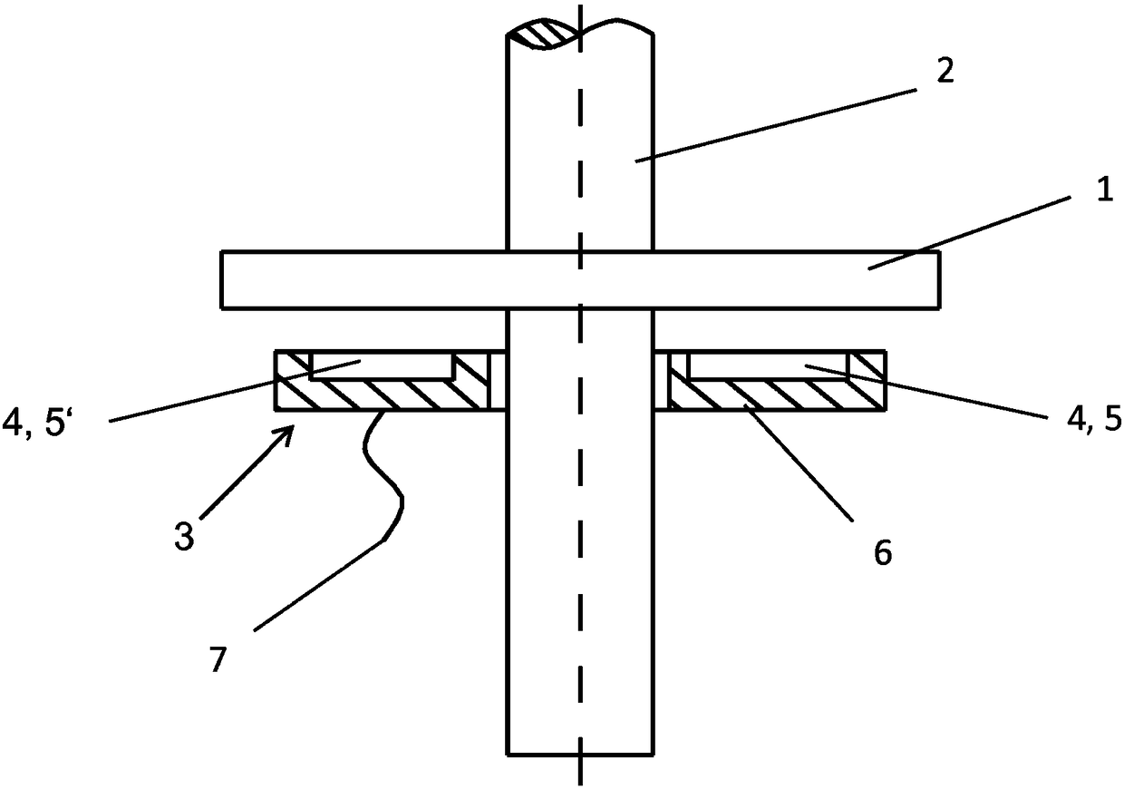 Device and sensor for contactless distance and/or position determination of a measurement object