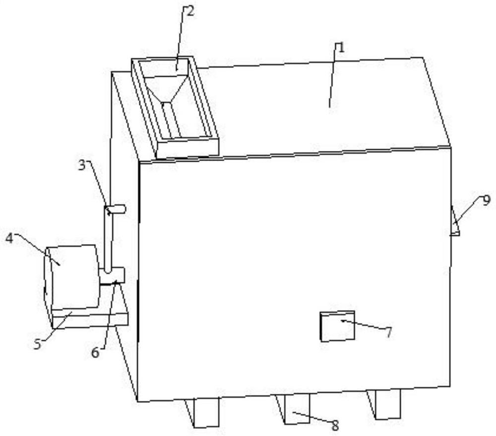 A screening machine for sampling and analyzing urban spoil