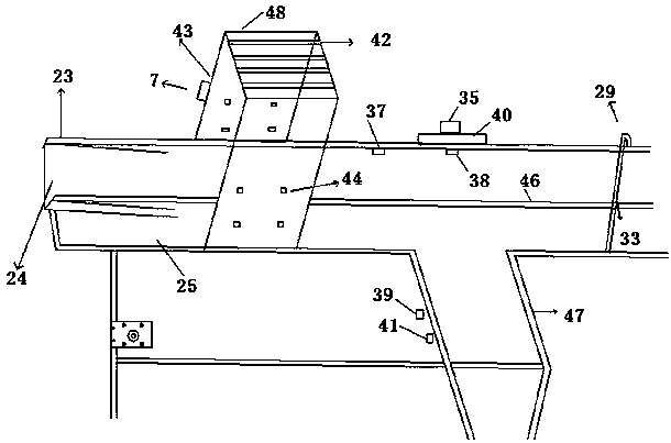 Sterilization, disinfection and sorting device for strawberries