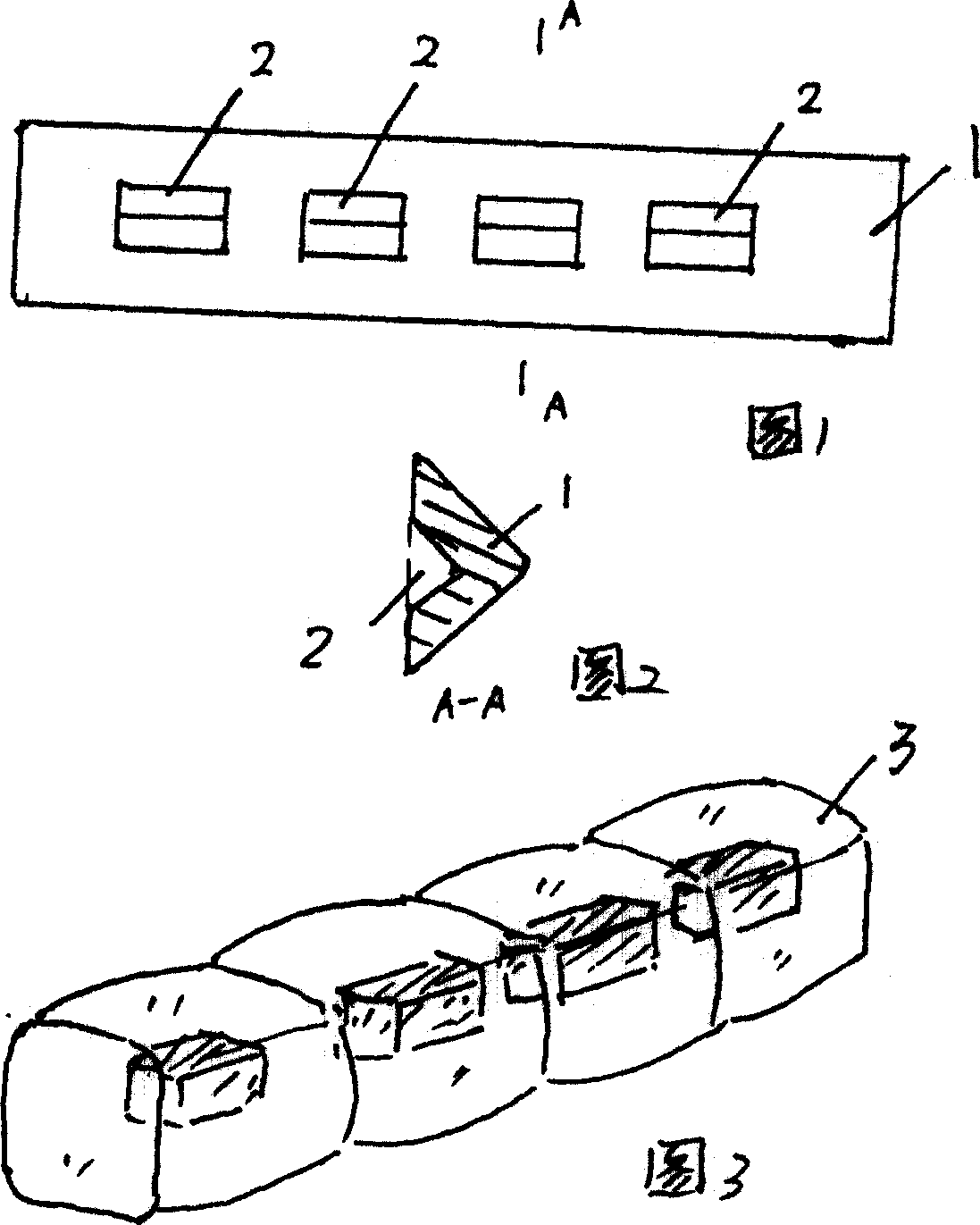 Manufacturing method of multicore multi-colour transparent dressing brush handle