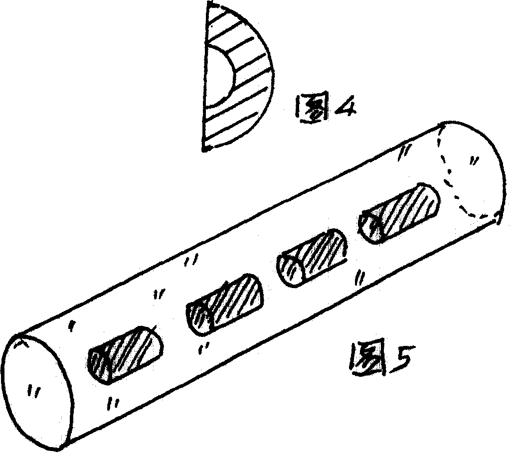 Manufacturing method of multicore multi-colour transparent dressing brush handle