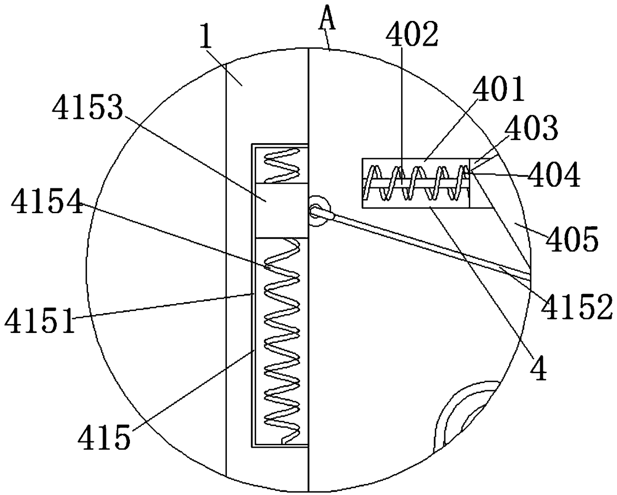 Grinding mechanism for secondary processing of waste glass