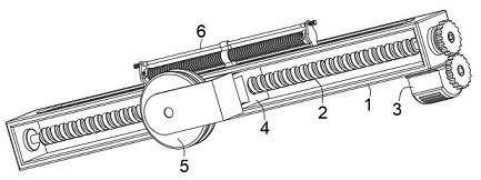 New energy vehicle parking cable tensioning device