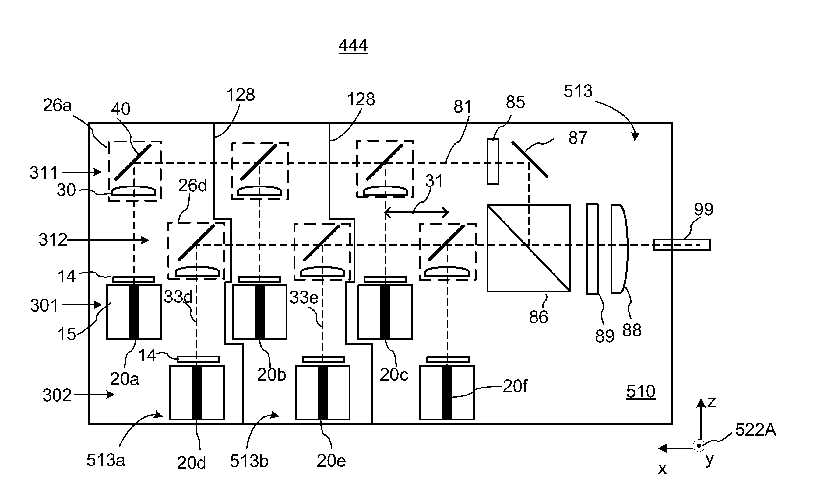 Beam combining light source