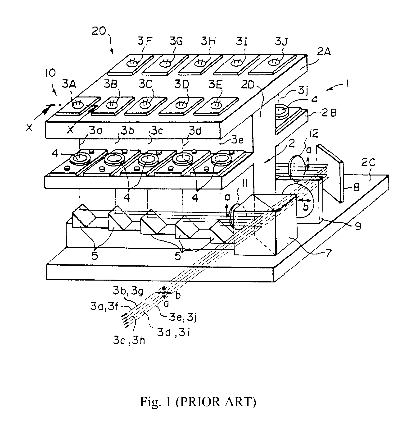 Beam combining light source