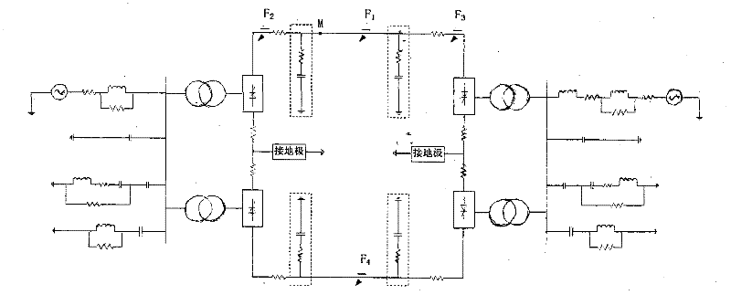 Form peak valley detection method for identifying internal and external faults of ultra high voltage direct current transmission line